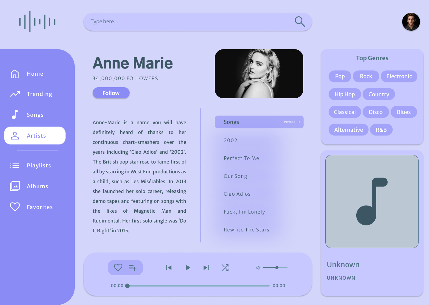 Screenshot of project: Emphasis