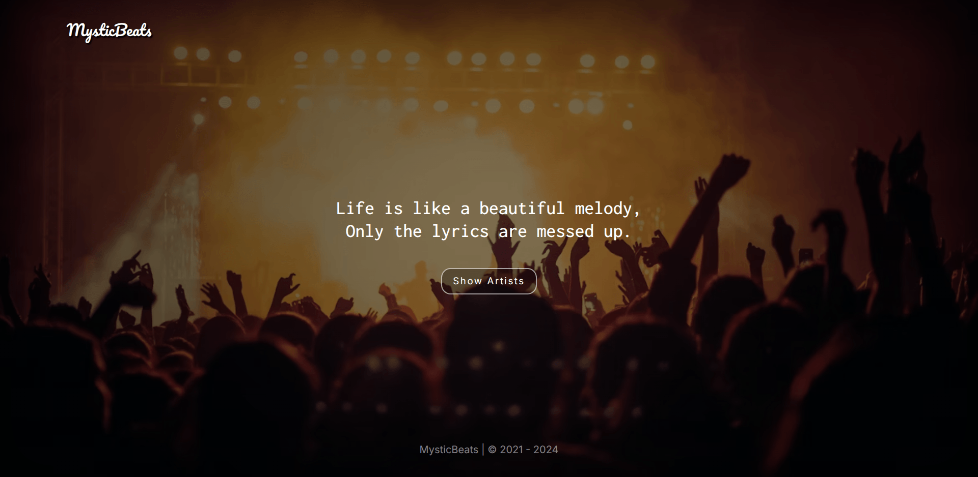 Screenshot of project: Mystic Beats